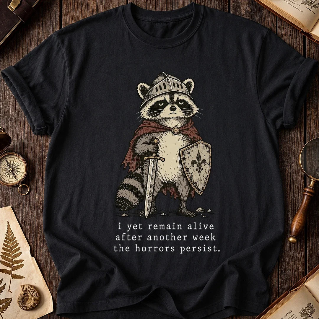 Knight Life Raccoon T-Shirt product image 2