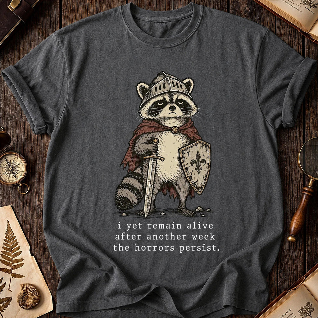 Knight Life Raccoon T-Shirt product image 6