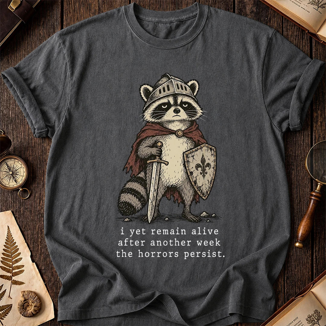 Knight Life Raccoon T-Shirt product image 6