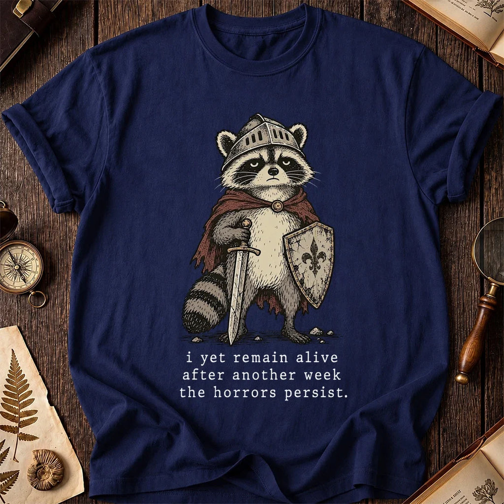 Knight Life Raccoon T-Shirt product image 7