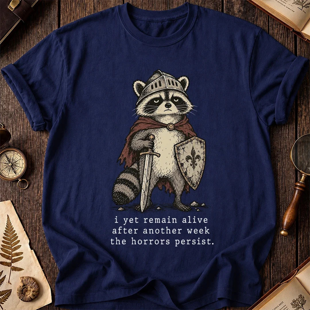 Knight Life Raccoon T-Shirt product image 7