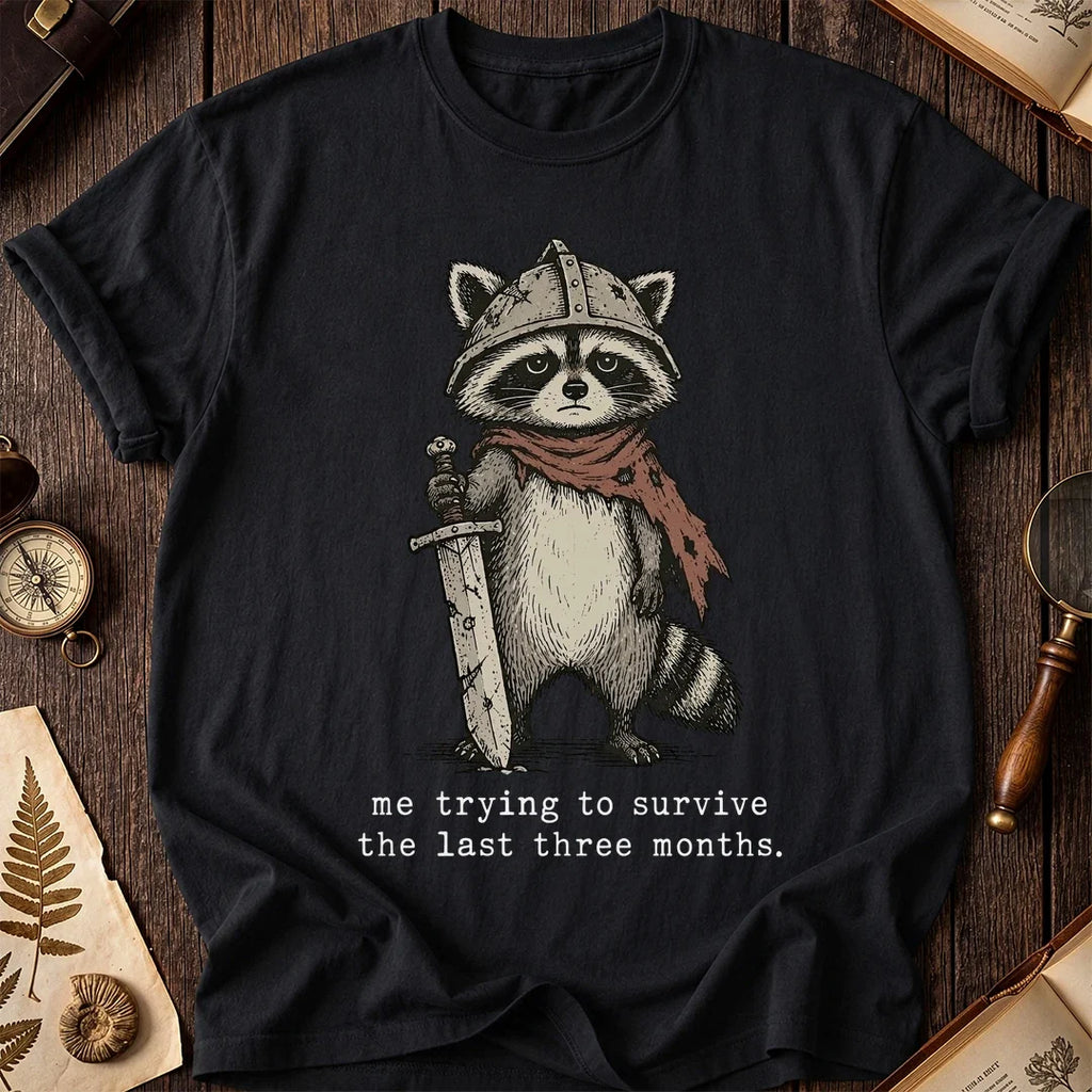 Knight On Raccoon T-Shirt product image 2