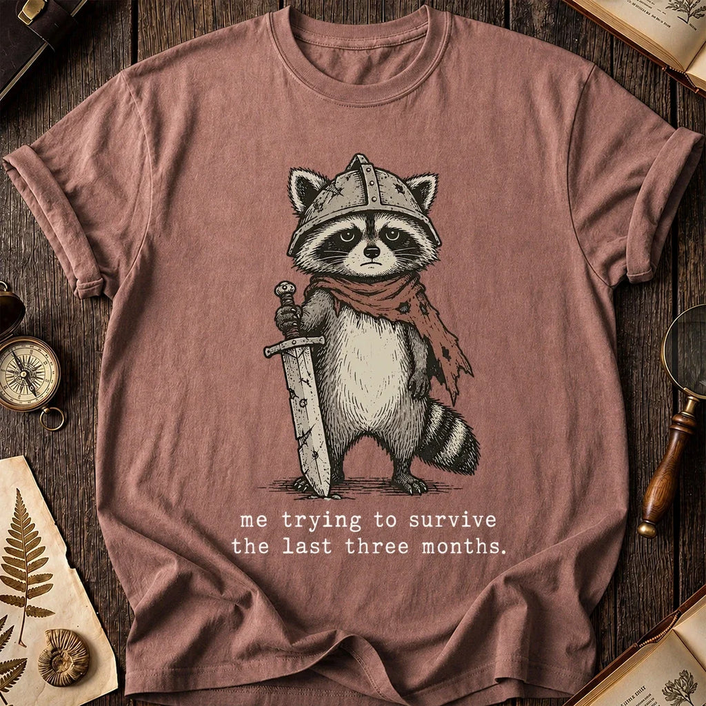 Knight On Raccoon T-Shirt product image 8