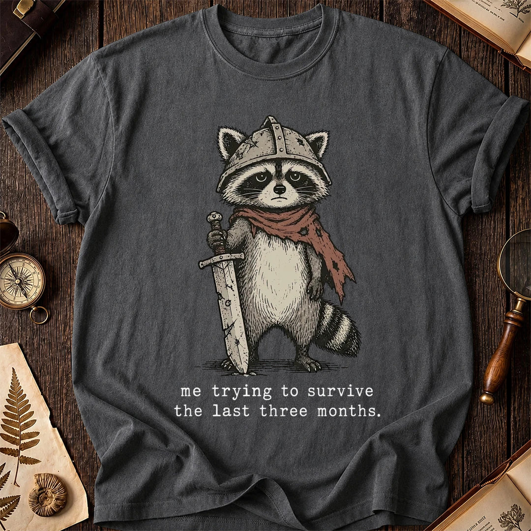 Knight On Raccoon T-Shirt product image 6