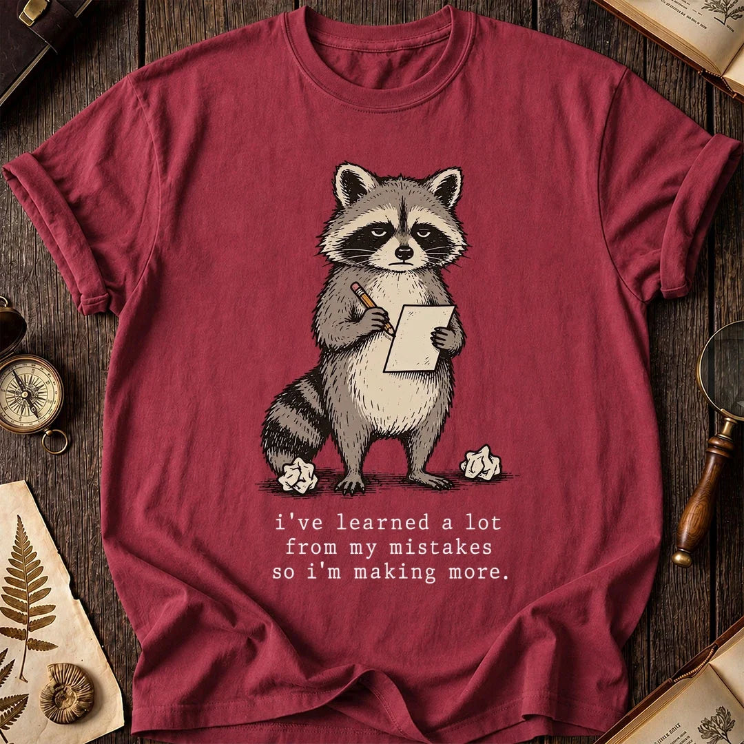 Learn More Raccoon T-Shirt product image 5
