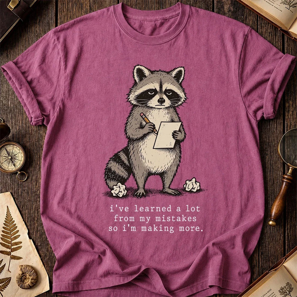Learn More Raccoon T-Shirt product image 3