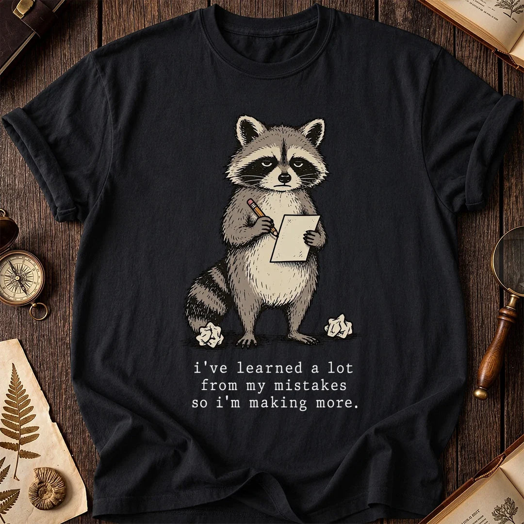 Learn More Raccoon T-Shirt product image 2