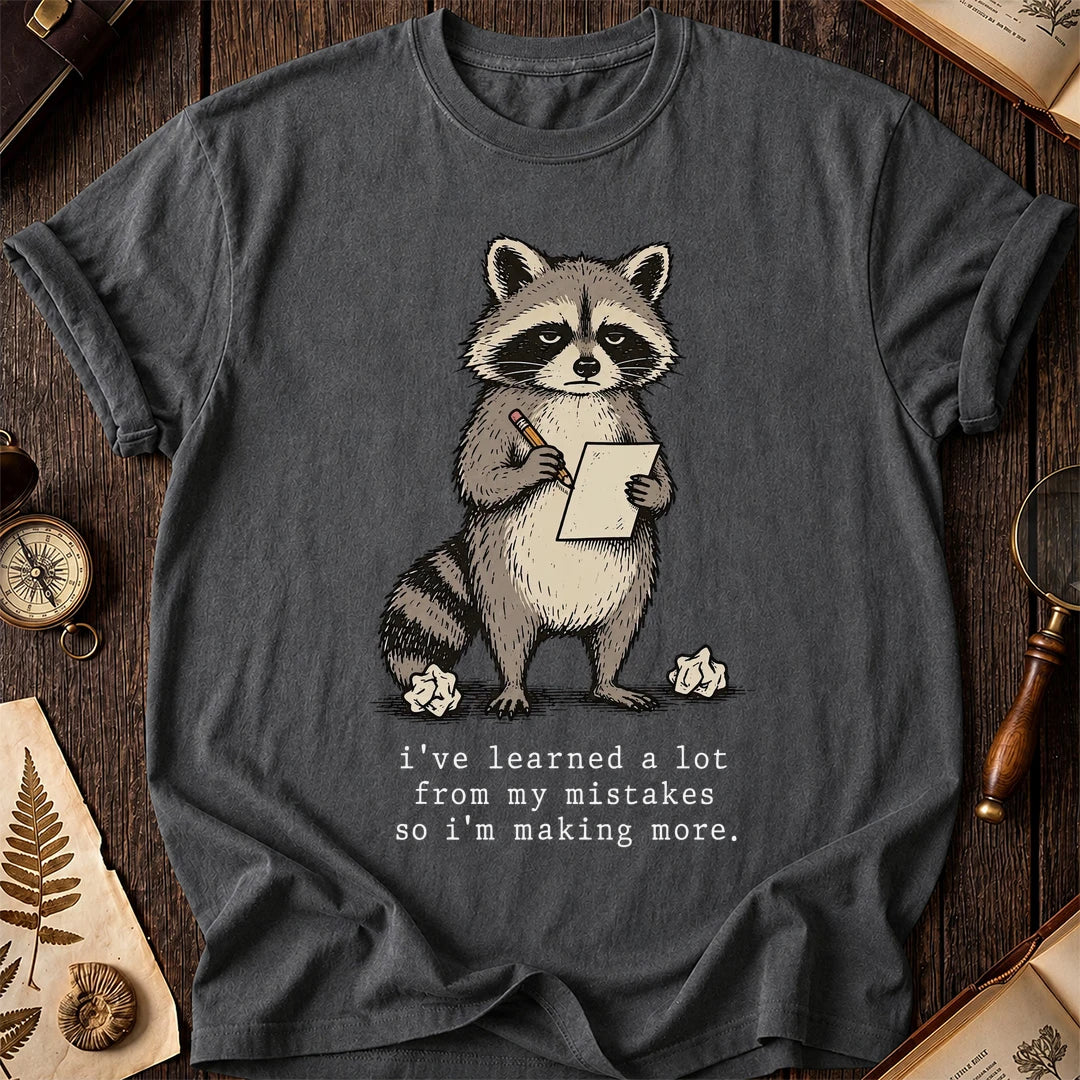 Learn More Raccoon T-Shirt product image 6