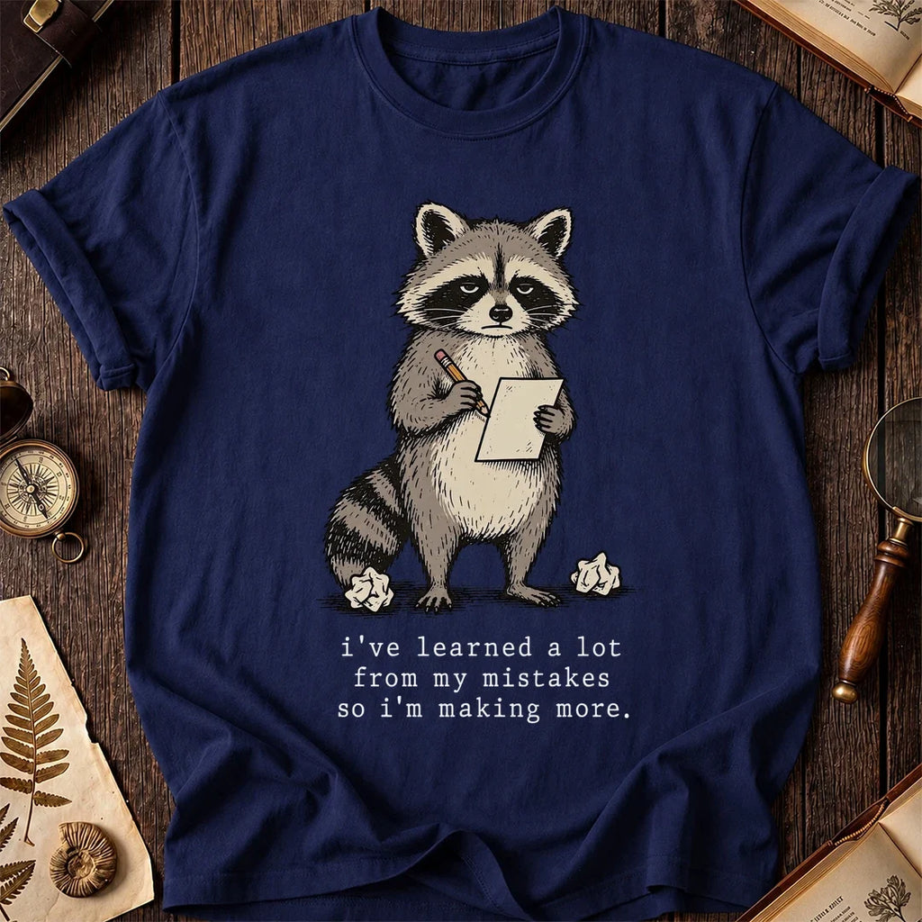 Learn More Raccoon T-Shirt product image 7