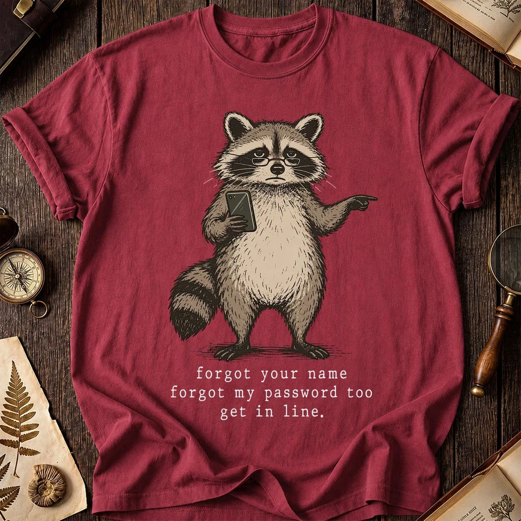 Line Again Raccoon T-Shirt product image 5