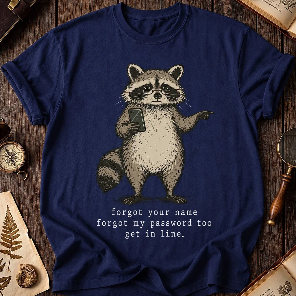 Line Again Raccoon T-Shirt product image 7