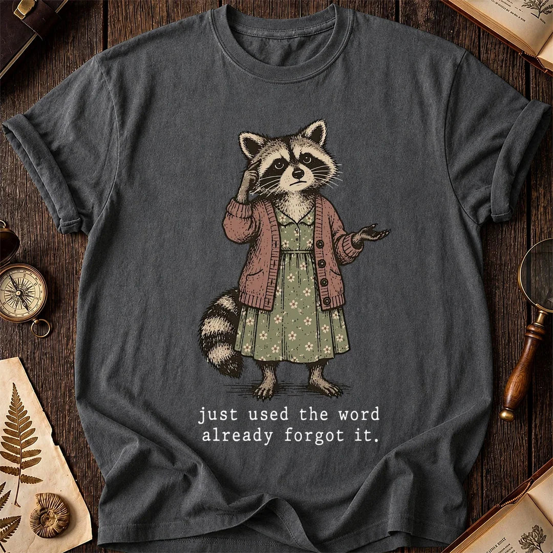 Lost Word Raccoon T-Shirt product image 6
