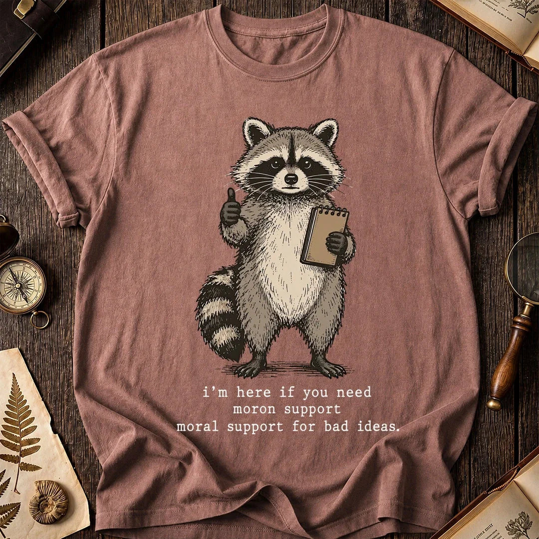 Moron Help Raccoon T-Shirt product image 8