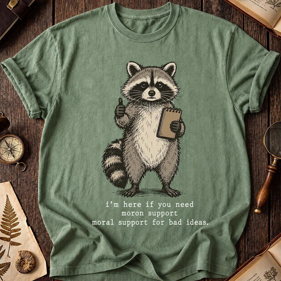 Moron Help Raccoon T-Shirt product image 1