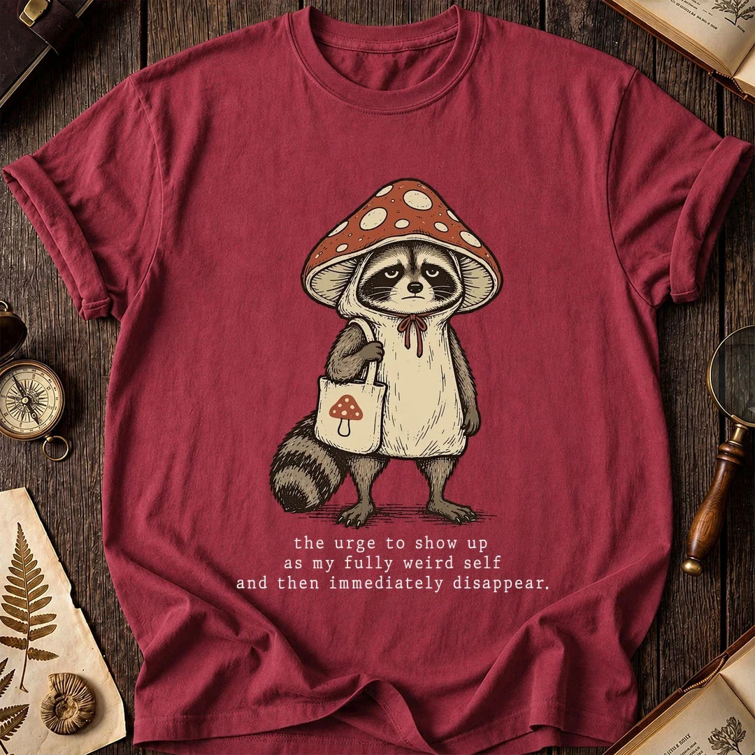 Mushroom Raccoon T-Shirt product image 5