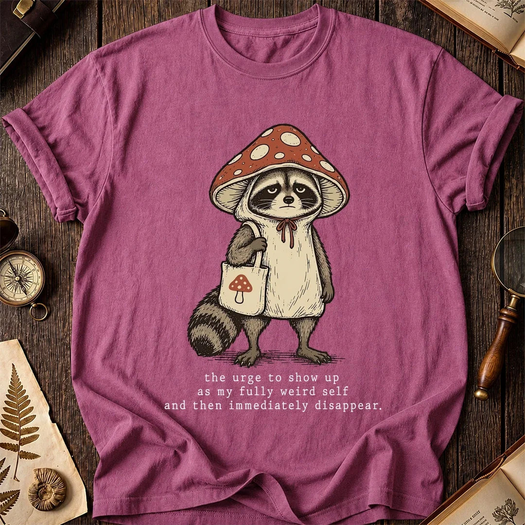 Mushroom Raccoon T-Shirt product image 3