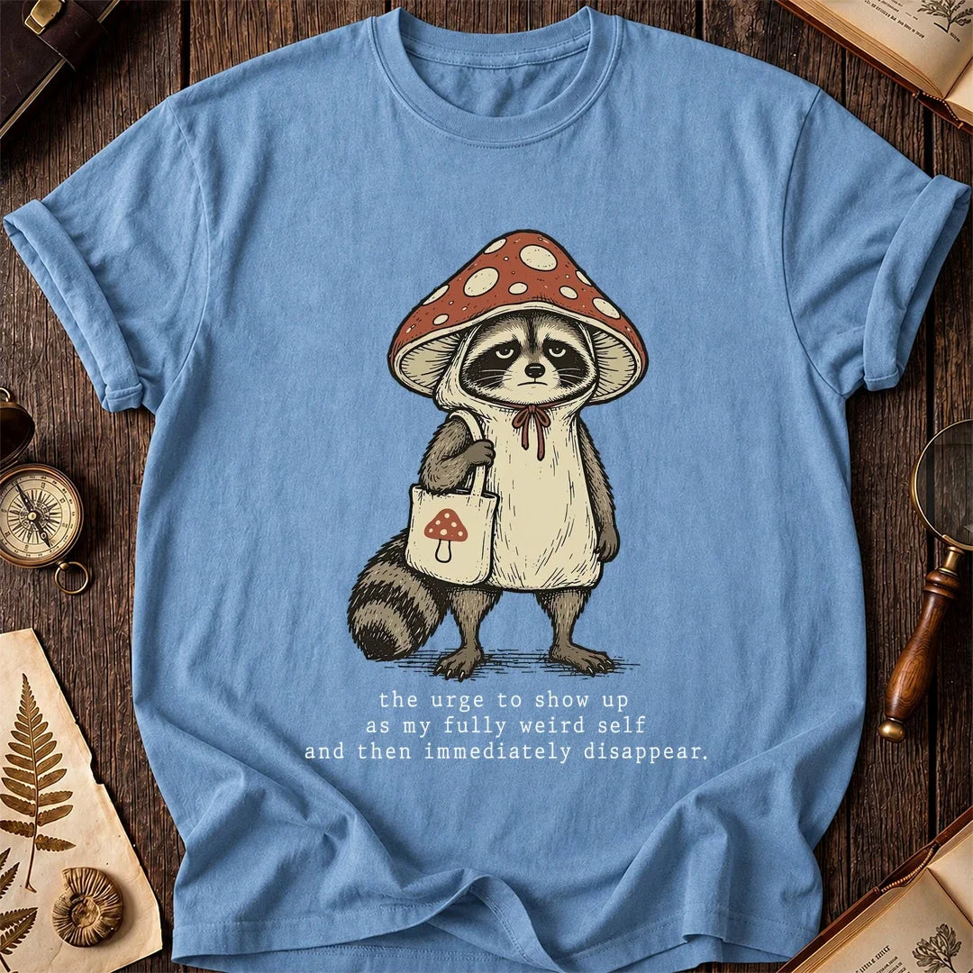 Mushroom Raccoon T-Shirt product image 4