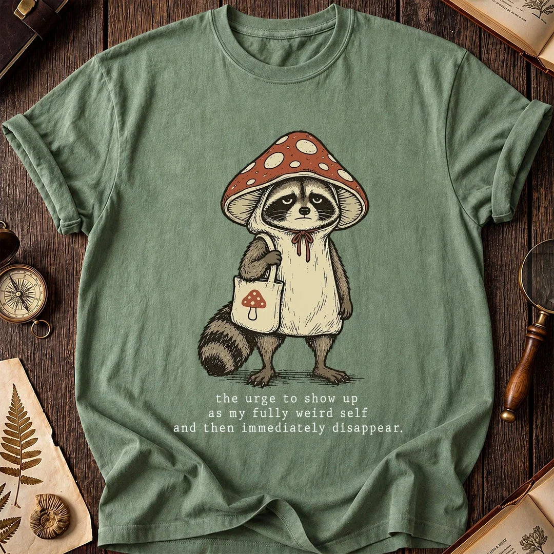Mushroom Raccoon T-Shirt product image 1