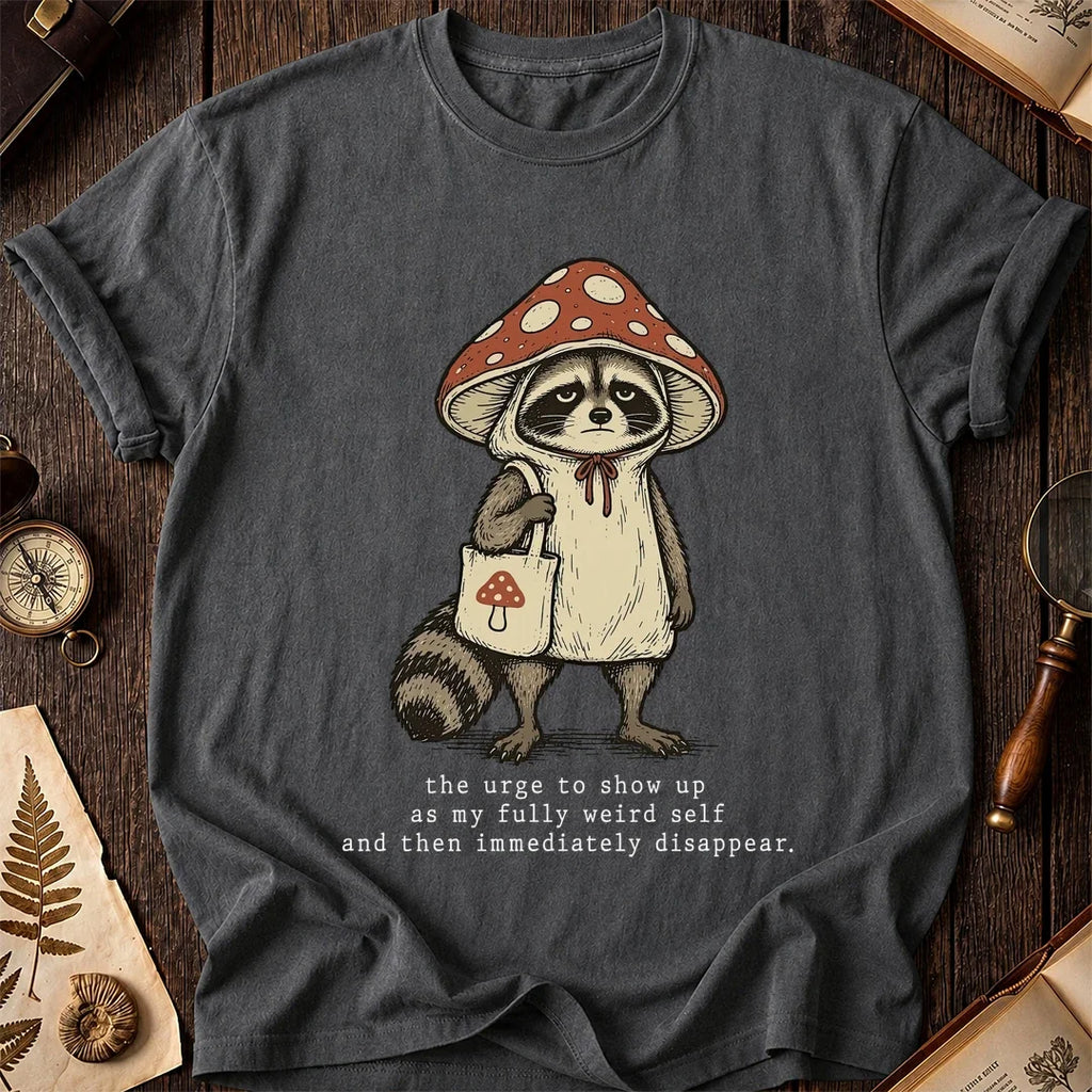Mushroom Raccoon T-Shirt product image 6