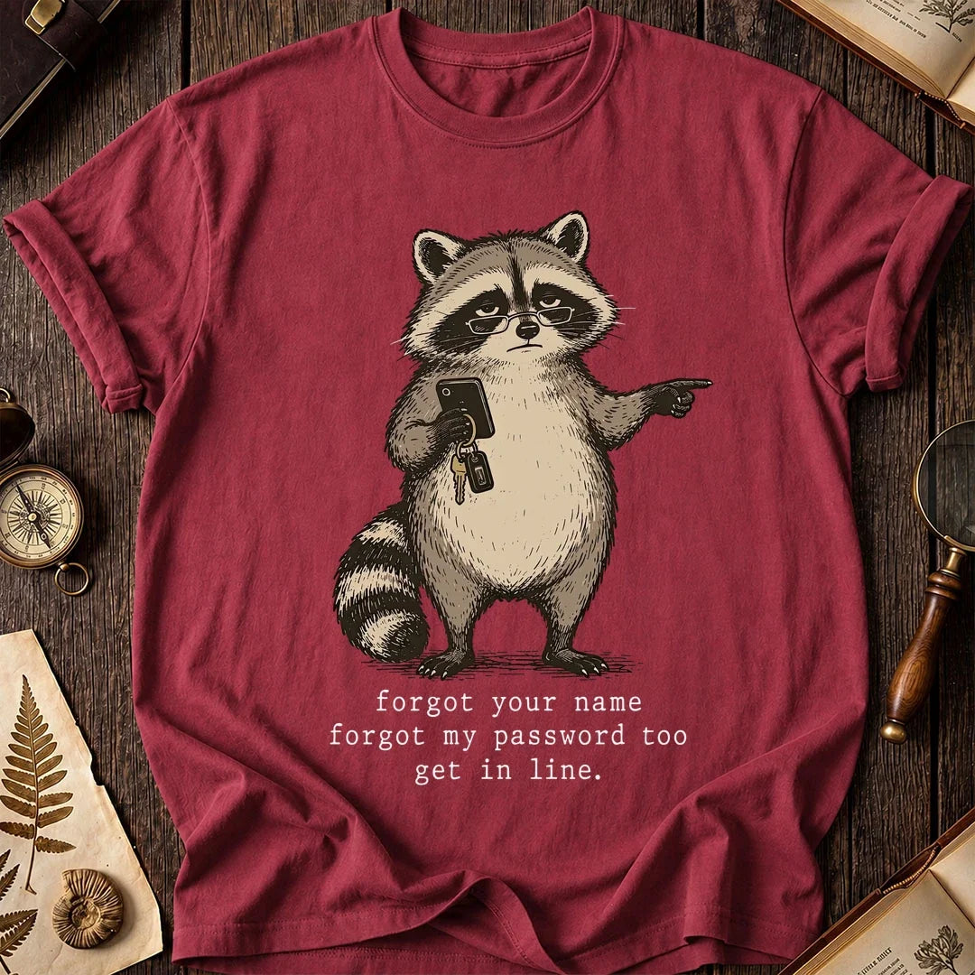 Name Forgot Raccoon T-Shirt product image 5