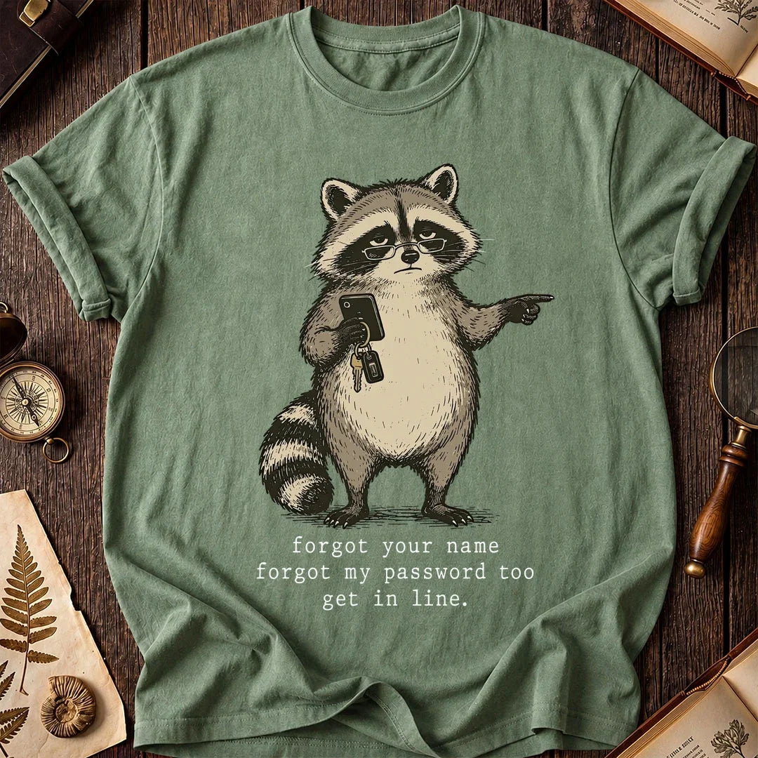 Name Forgot Raccoon T-Shirt product image 1