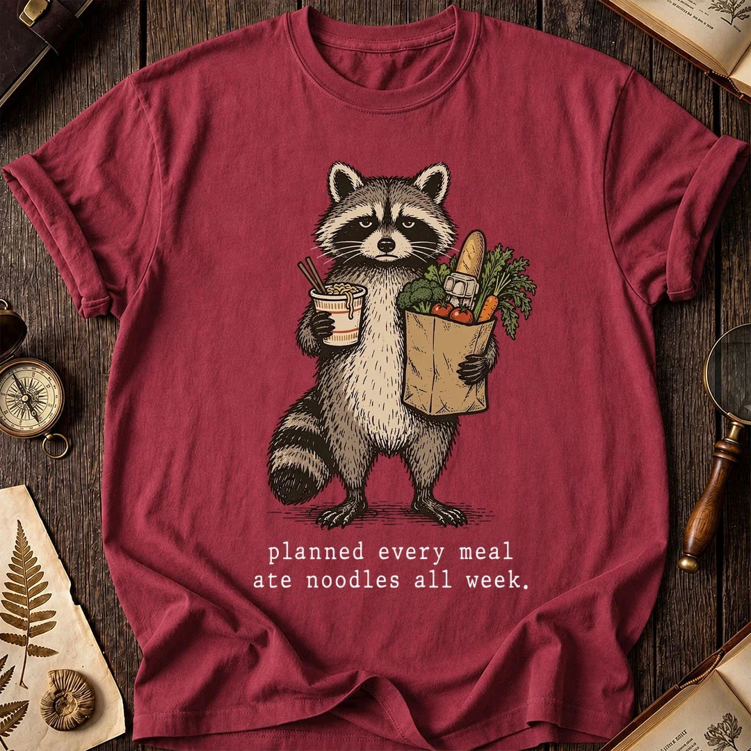 Noodle Week Raccoon T-Shirt product image 5