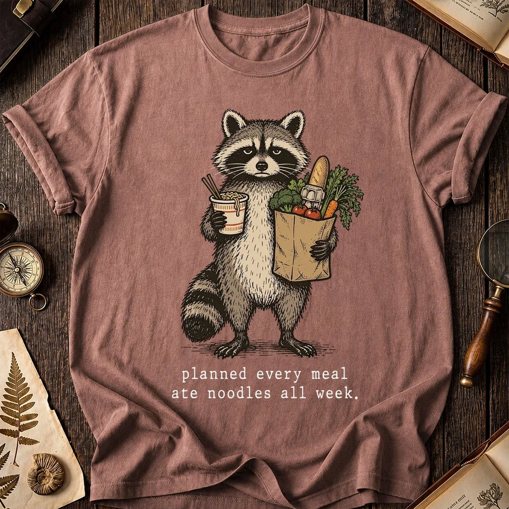 Noodle Week Raccoon T-Shirt product image 8