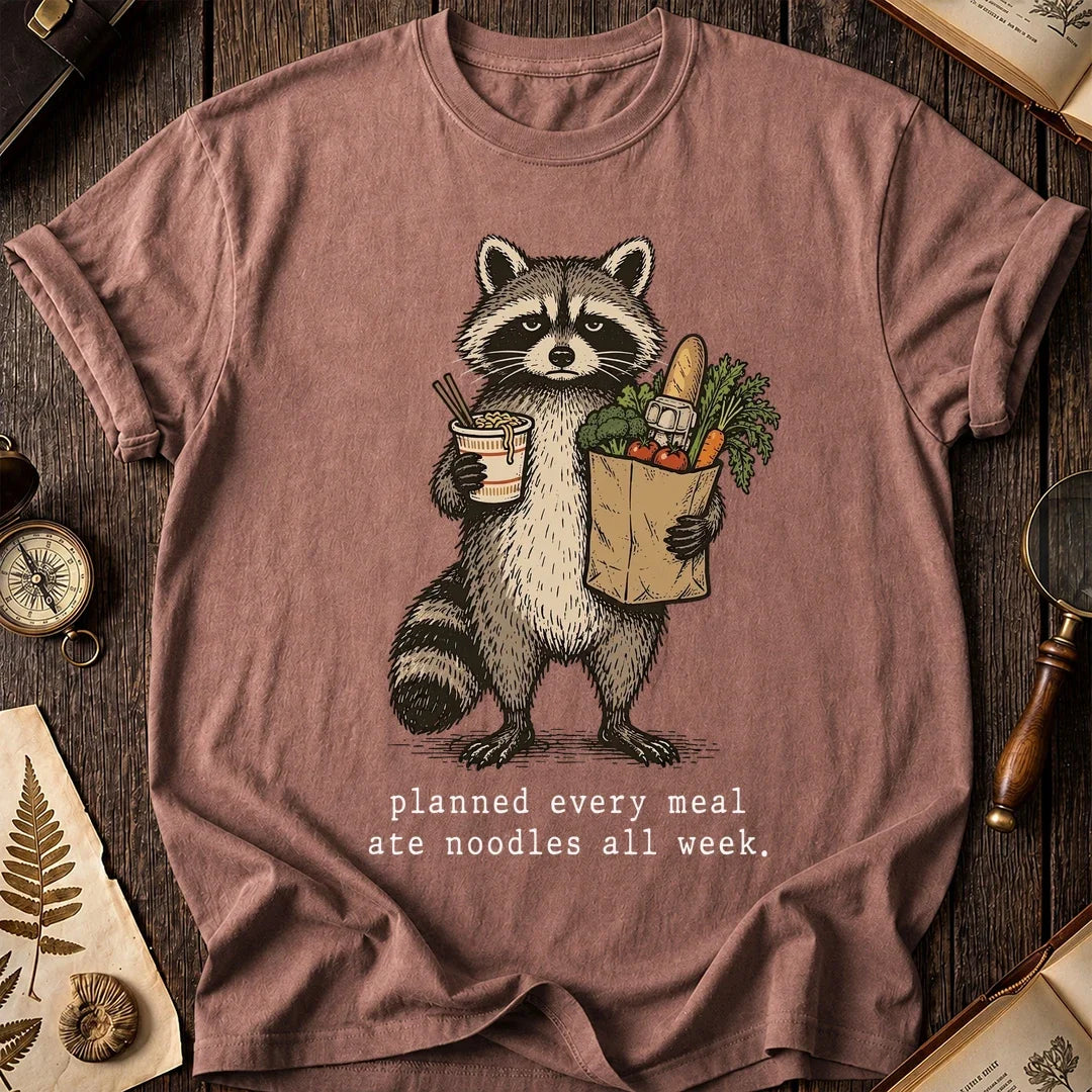 Noodle Week Raccoon T-Shirt product image 8