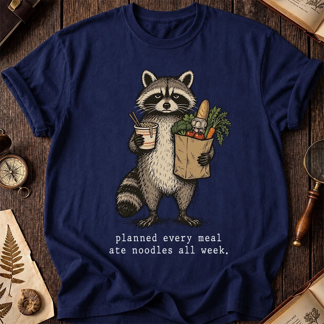 Noodle Week Raccoon T-Shirt product image 7