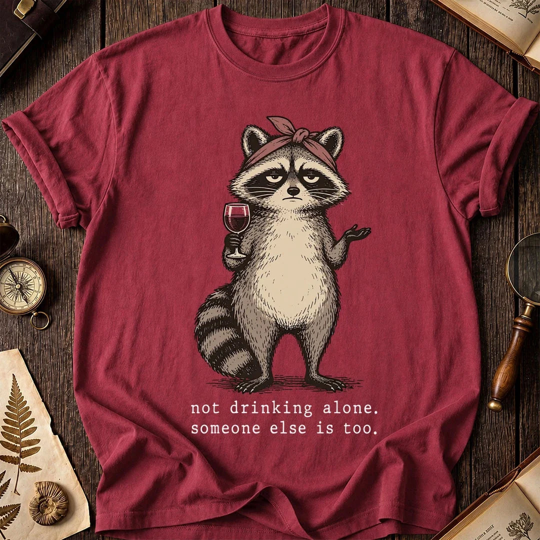 Not Alone Raccoon T-Shirt product image 5