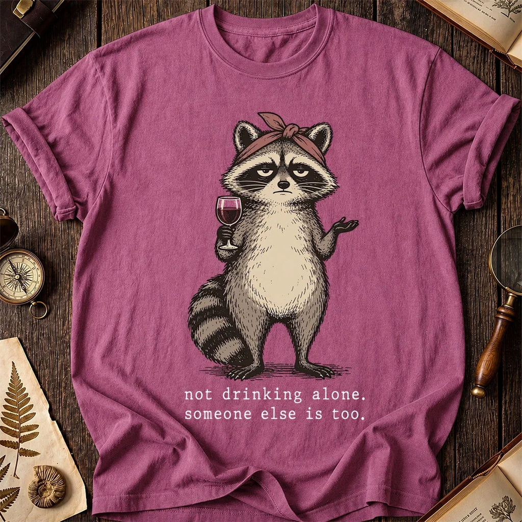 Not Alone Raccoon T-Shirt product image 3
