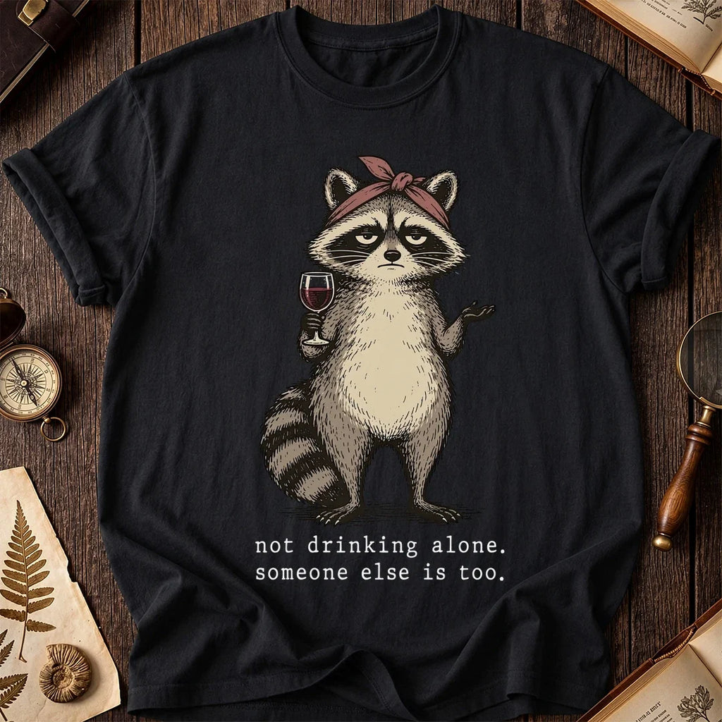 Not Alone Raccoon T-Shirt product image 2