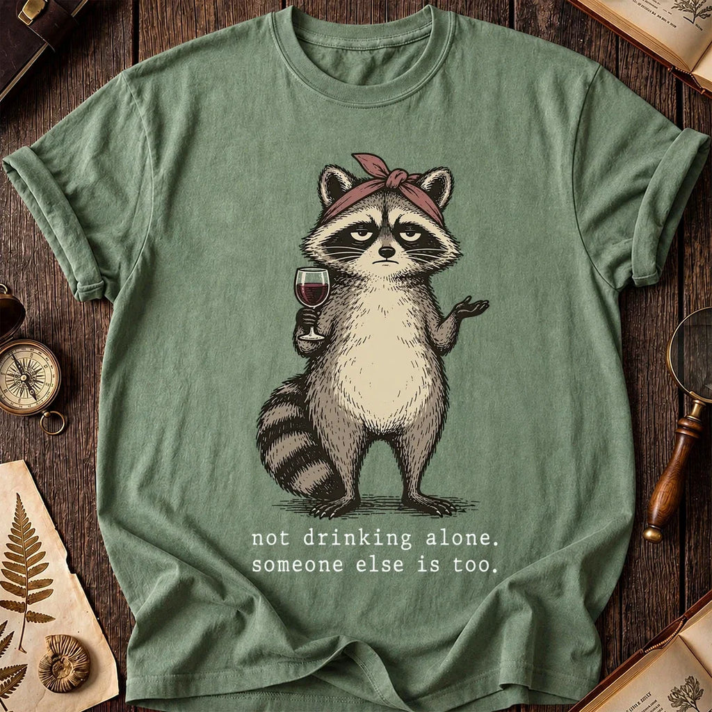 Not Alone Raccoon T-Shirt product image 1