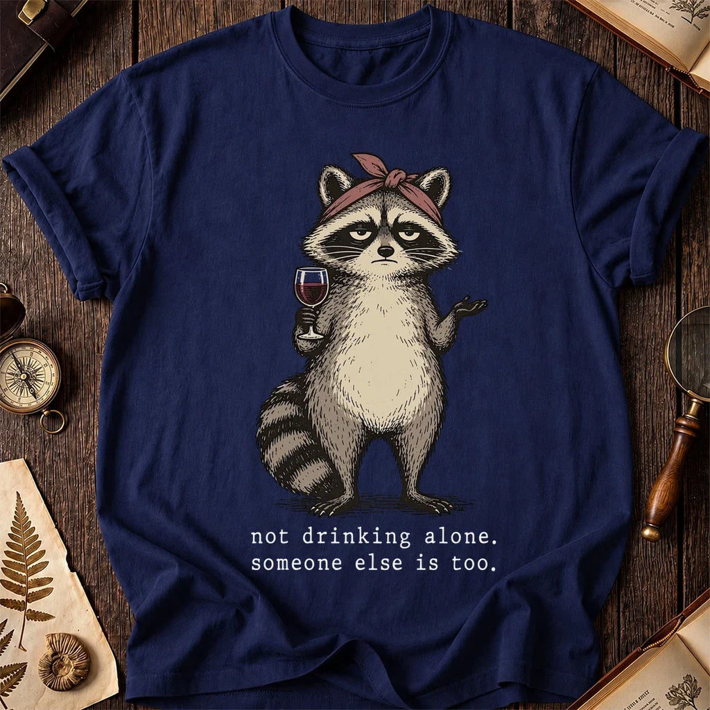 Not Alone Raccoon T-Shirt product image 7