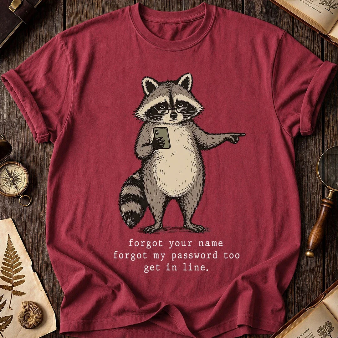 Password Raccoon T-Shirt product image 5