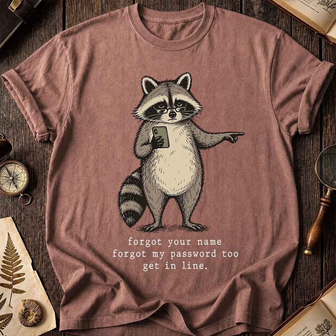 Password Raccoon T-Shirt product image 8