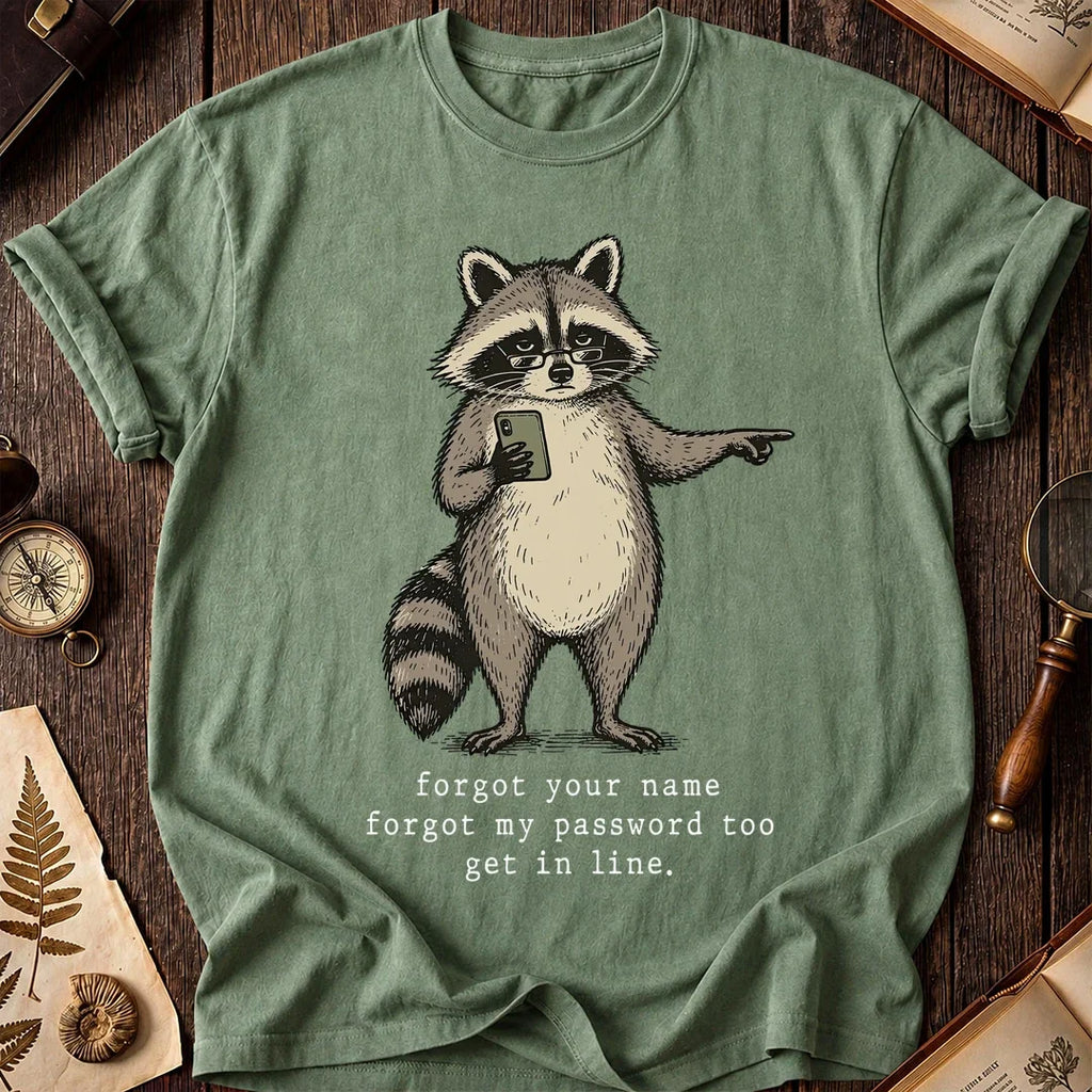 Password Raccoon T-Shirt product image 1