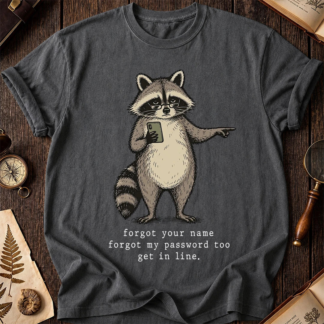 Password Raccoon T-Shirt product image 6