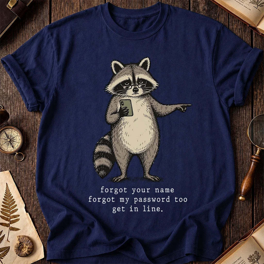 Password Raccoon T-Shirt product image 7