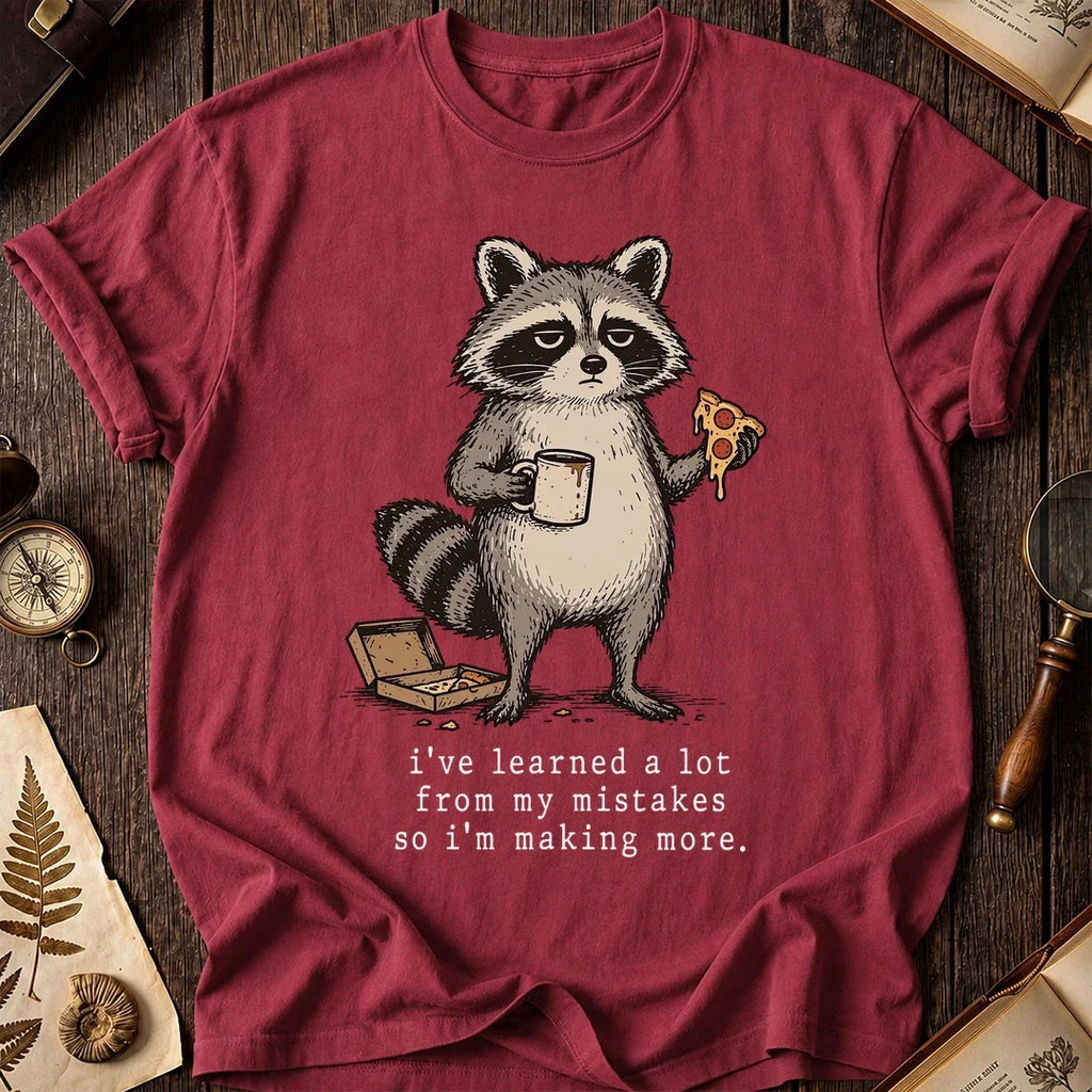 Pizza Wise Raccoon T-Shirt product image 5