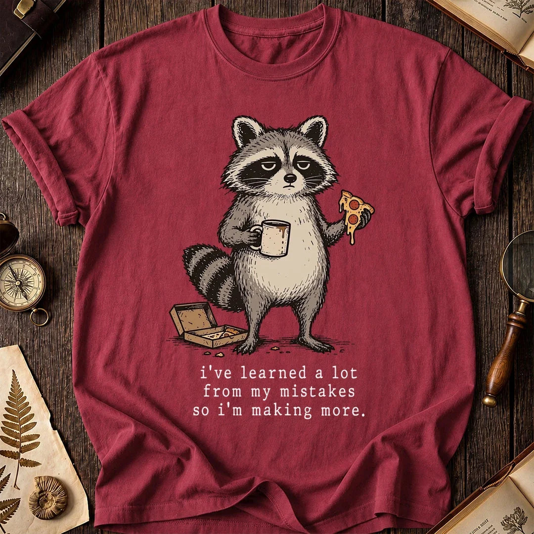 Pizza Wise Raccoon T-Shirt product image 5