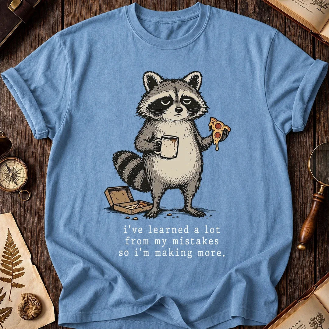 Pizza Wise Raccoon T-Shirt product image 4