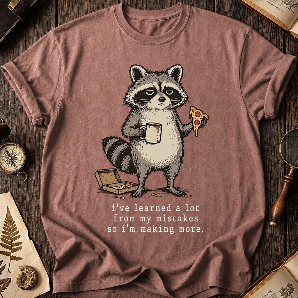 Pizza Wise Raccoon T-Shirt product image 8