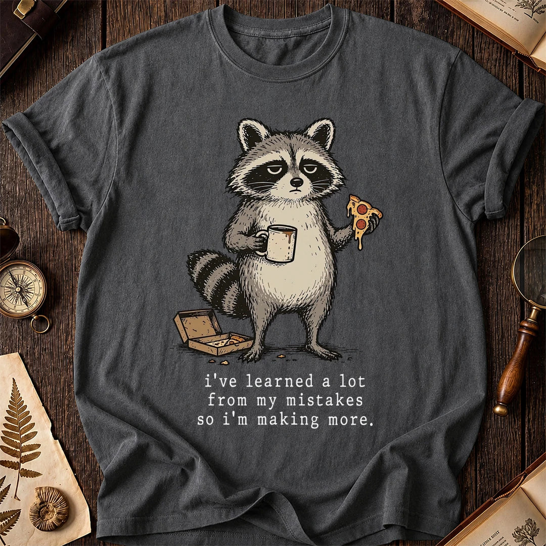Pizza Wise Raccoon T-Shirt product image 6