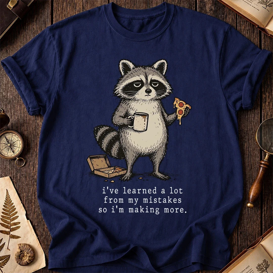 Pizza Wise Raccoon T-Shirt product image 7