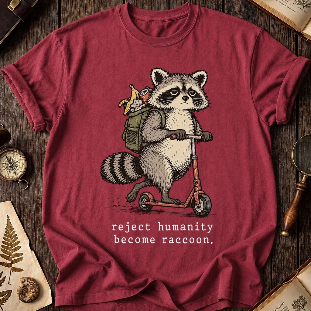 Scooter Raccoon T-Shirt product image 5