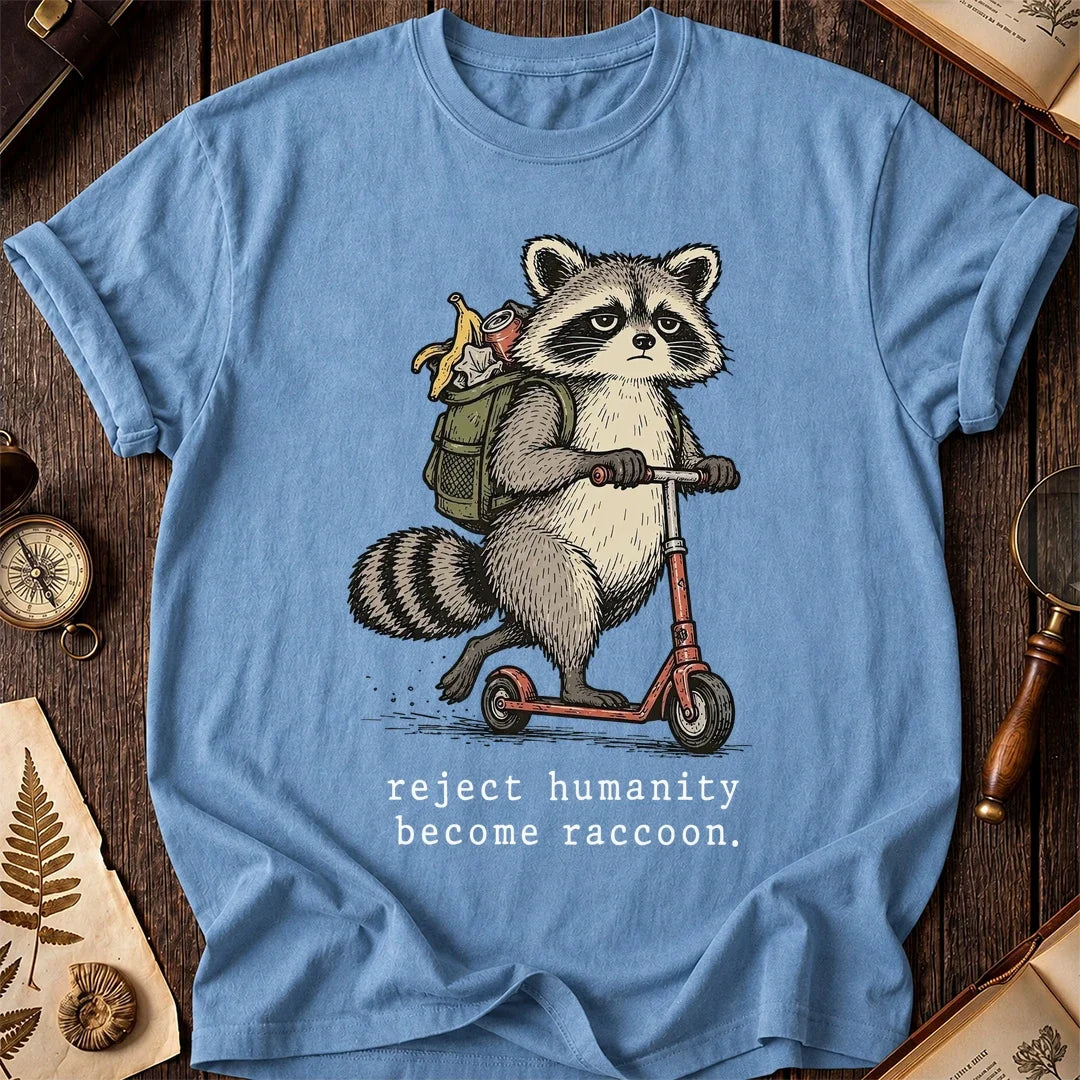Scooter Raccoon T-Shirt product image 4