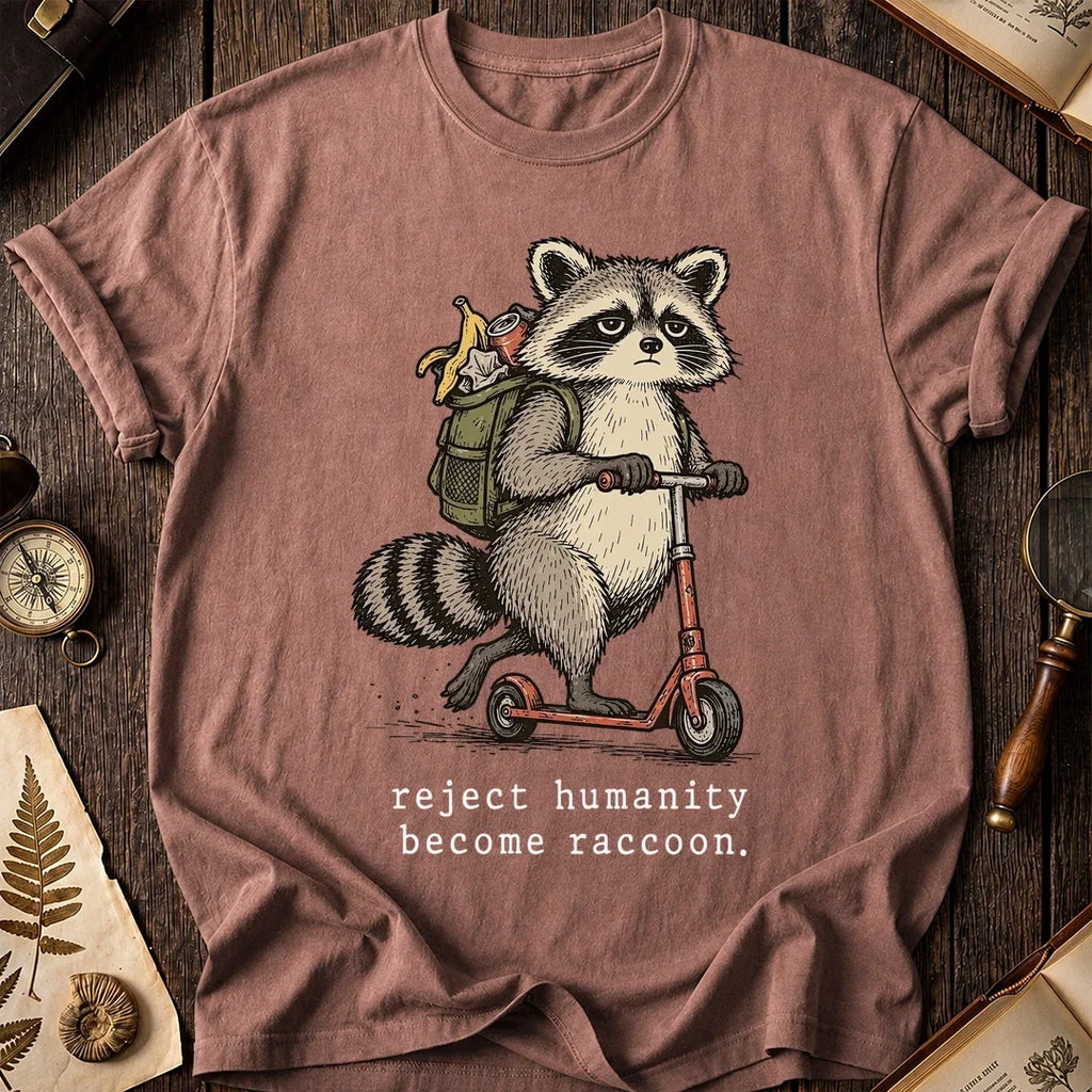 Scooter Raccoon T-Shirt product image 8