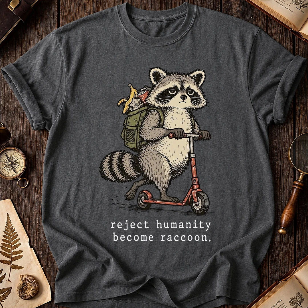 Scooter Raccoon T-Shirt product image 6