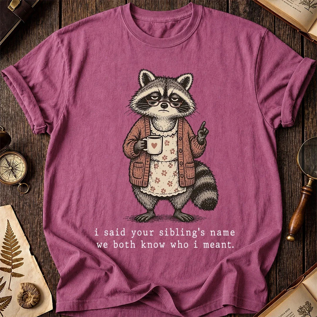 Sibling Mix Raccoon T-Shirt product image 3